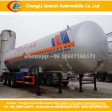 Tri-Axles 56 Cbm LPG Gas Cylinder Pressure Vessel Semi Trailer